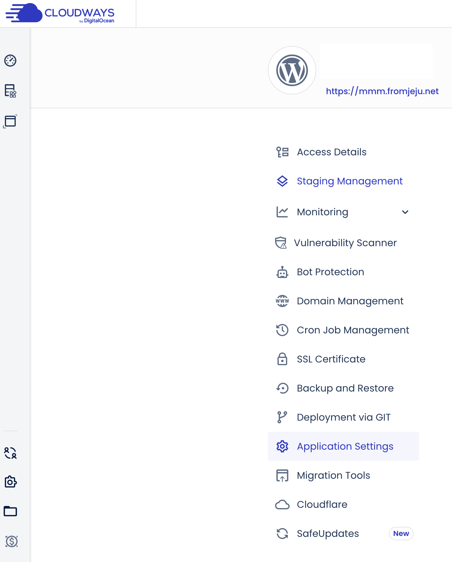 [워드프레스] 워드프레스 사이트 건강 : Wpcom Connection Test > 젯팩, 클라우드웨이즈(cloudways)
